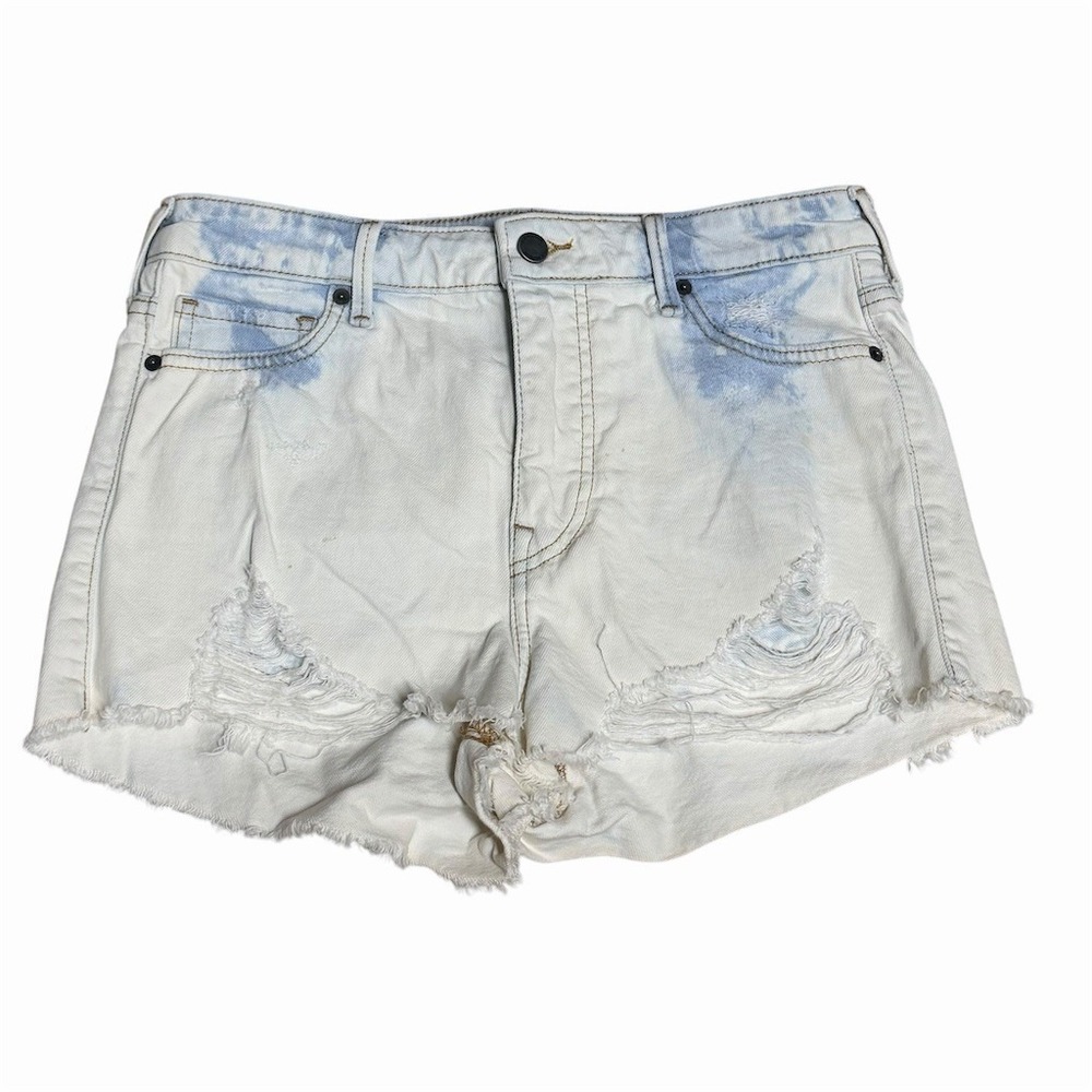 True Religion Shorts Womens Size 29 Multicolor Tie Dye Distressed Cut-Off